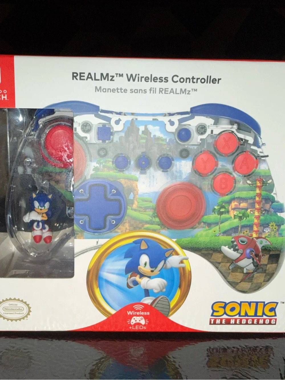 Nintendo Sonic REALMz Wireless Controller - Blue & Red